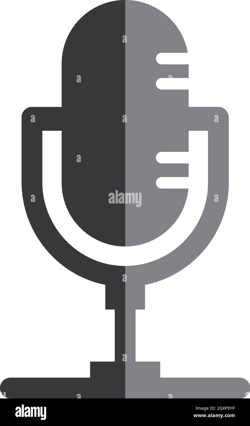 microphone icon vector template Stock Vector Image & Art - Alamy