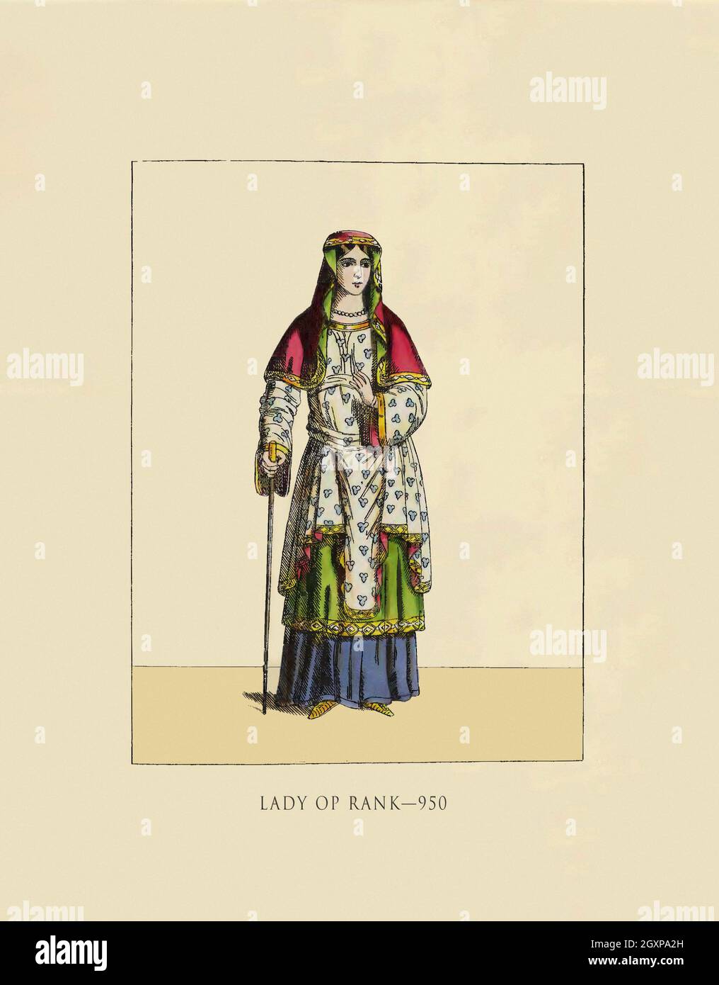 Lady of Rank 950 Stock Photo - Alamy