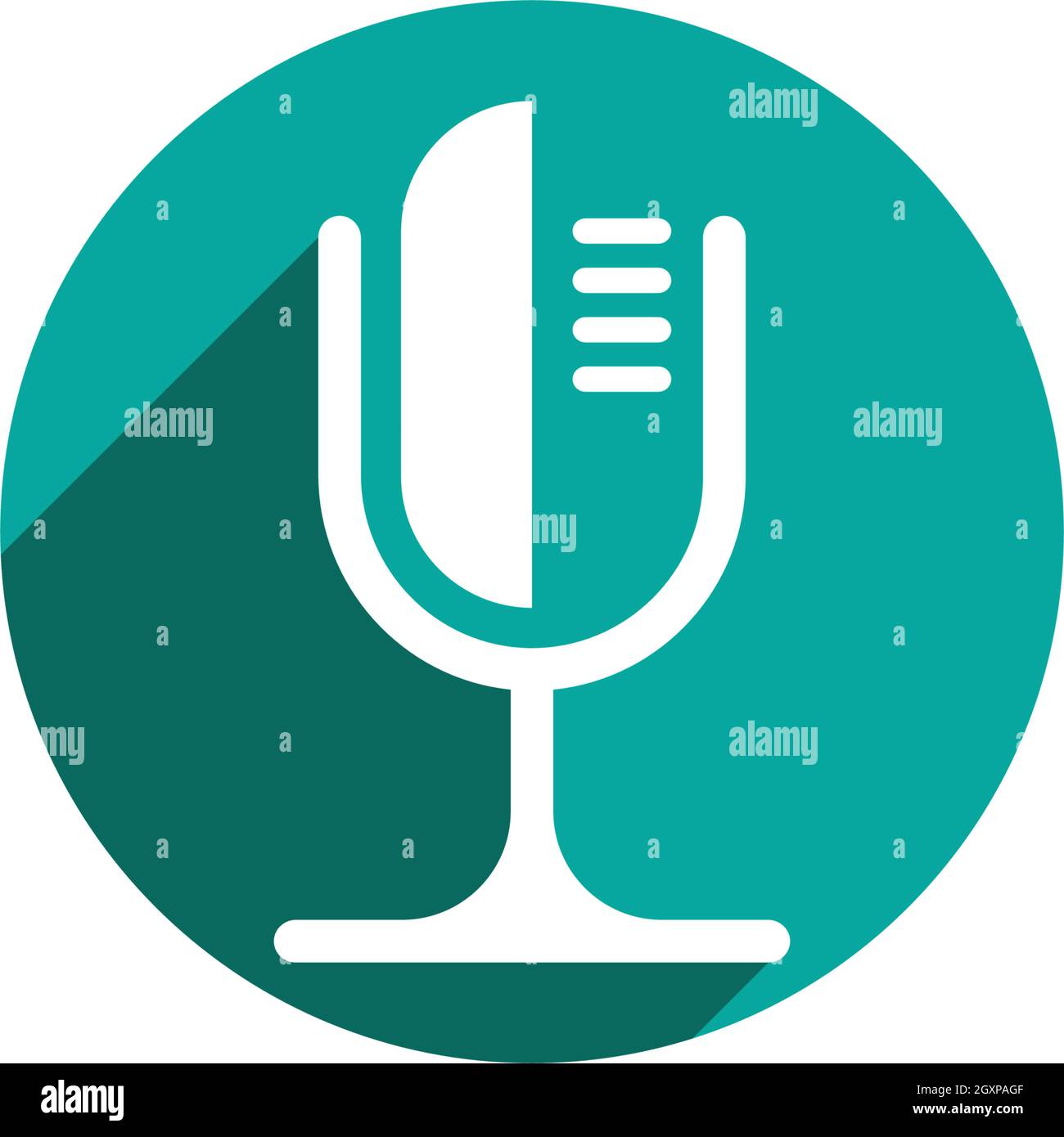 microphone icon vector template Stock Vector Image & Art - Alamy