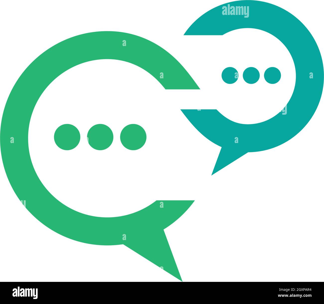 Speech bubble icon Logo template vector illustration Stock Vector Image ...
