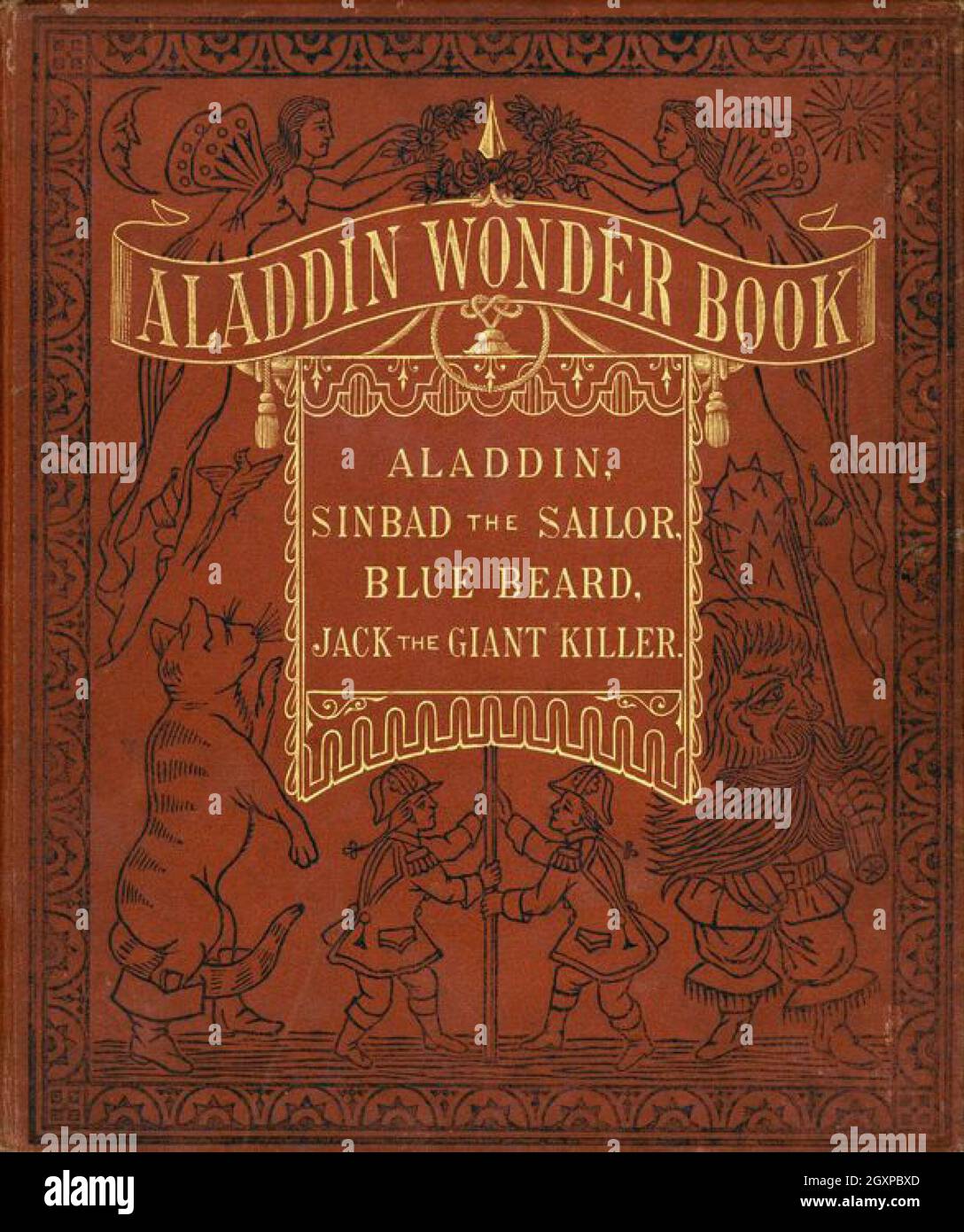 Aladdin Wonder Book Stock Photo