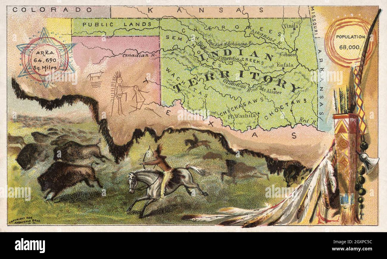 Indian Territory Stock Photo