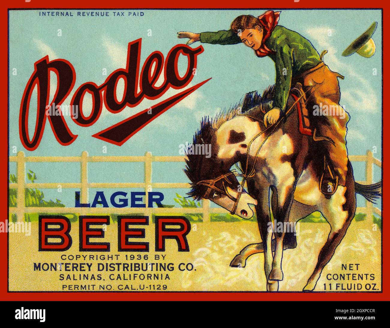 Rodeo Lager Beer Stock Photo - Alamy