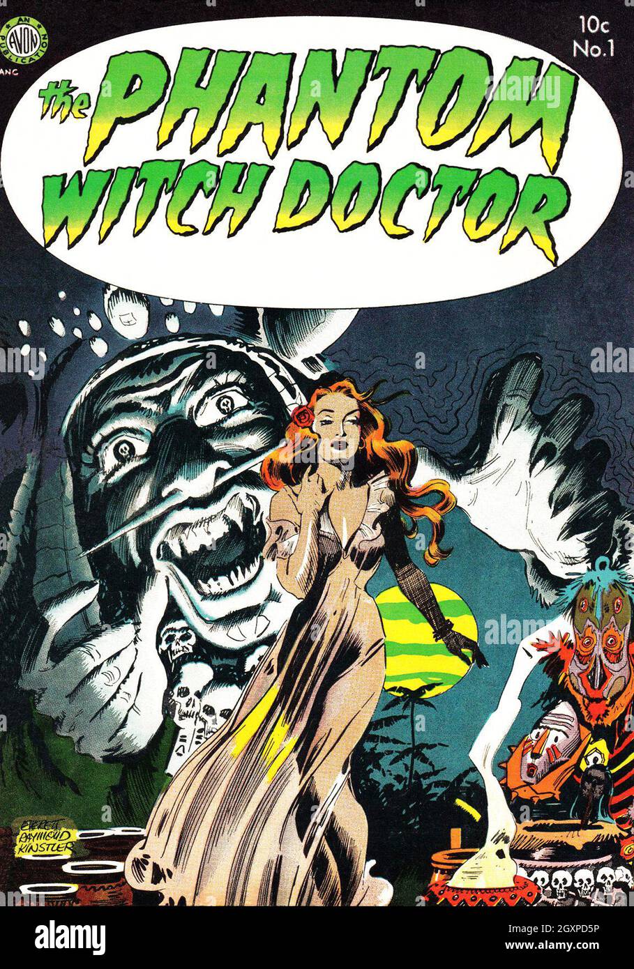 The Phantom Witch Doctor Stock Photo