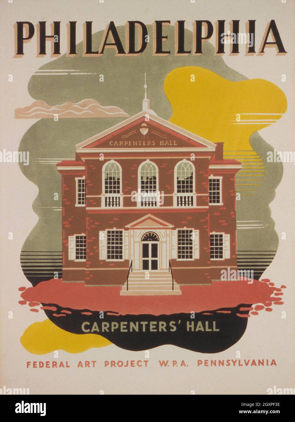 Philadelphia - Carpenters' Hall Stock Photo