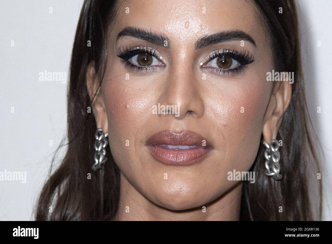 Huda Kattan attending the Louis Vuitton show as part of Paris Fashion Week  Womenswear Spring/Summer 2022 in Paris, France on October 05, 2021. Photo  by Aurore Marechal/ABACAPRESS.COM Stock Photo - Alamy