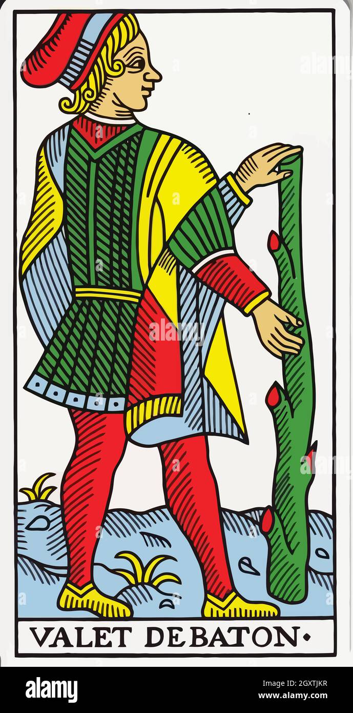 tarot fortune telling card illustration Stock Photo Alamy