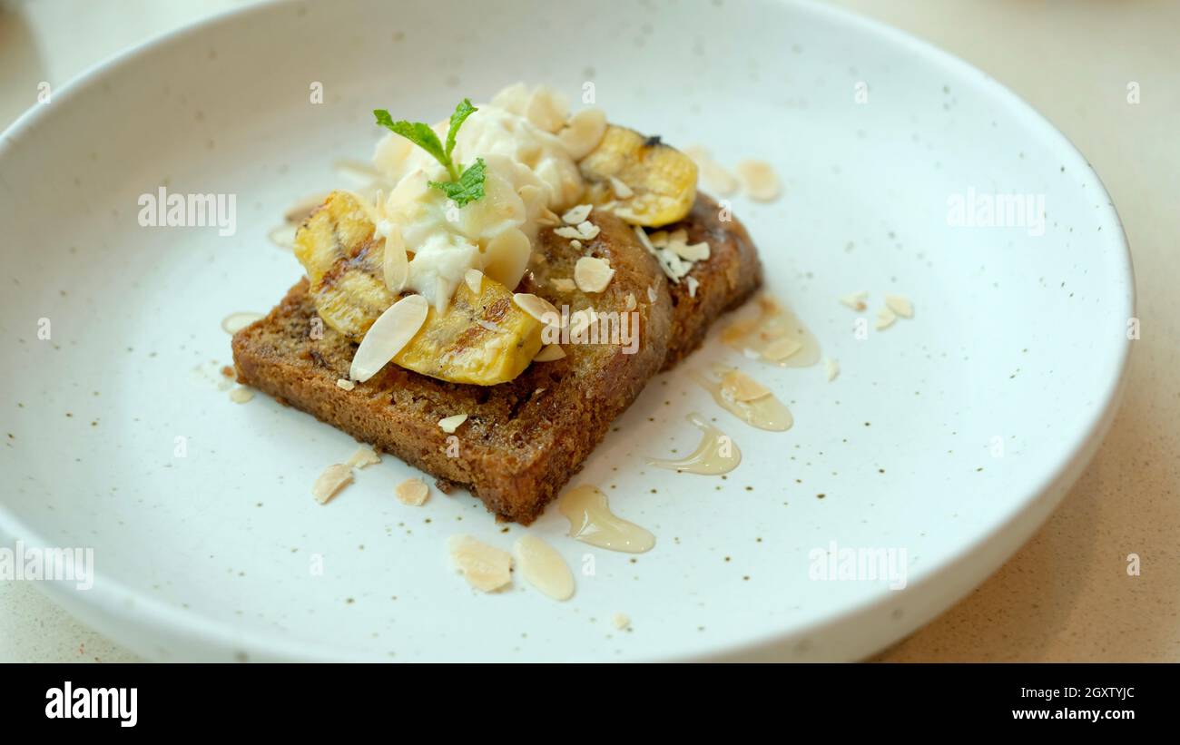 Page 3 Bread Honey Banana High Resolution Stock Photography And Images Alamy