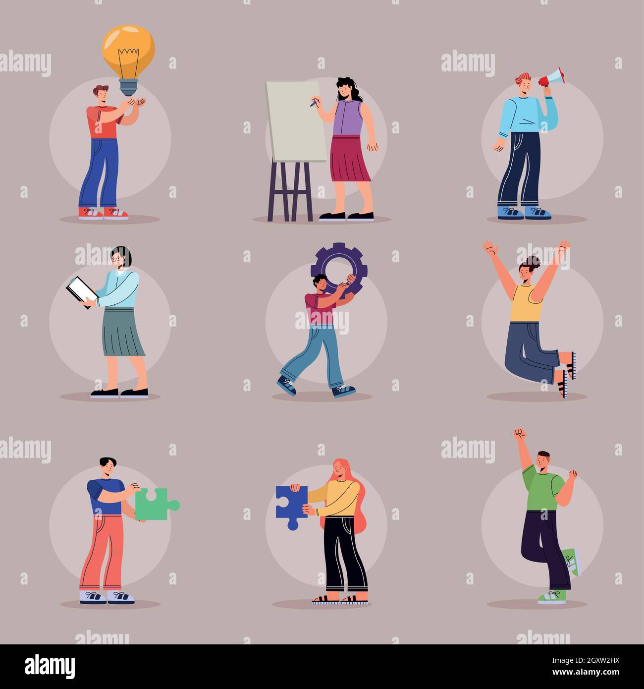 Innovative artist Stock Vector Images - Alamy