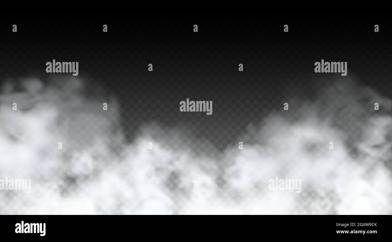 Vector Abstract realistic fog cloud design element Stock Vector Image ...