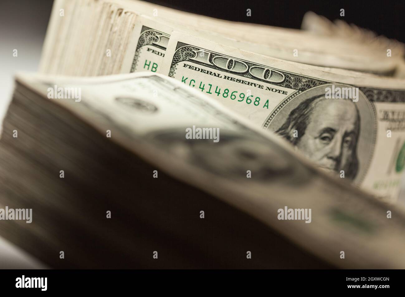 Abstract of One Hundred Dollar Bills Stock Photo - Alamy