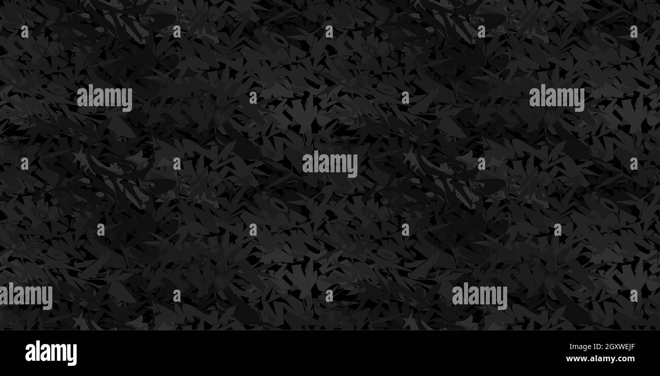 Dark Black Seamless Abstract Hip Hop Street Art Graffiti Style Urban ...