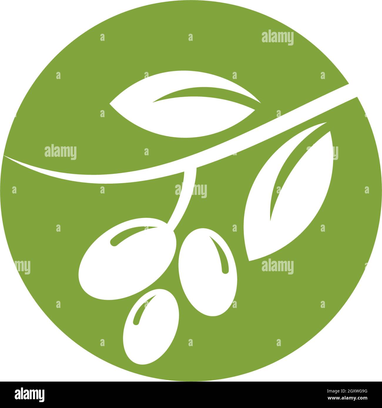 olive logo template vector design Stock Vector Image & Art - Alamy