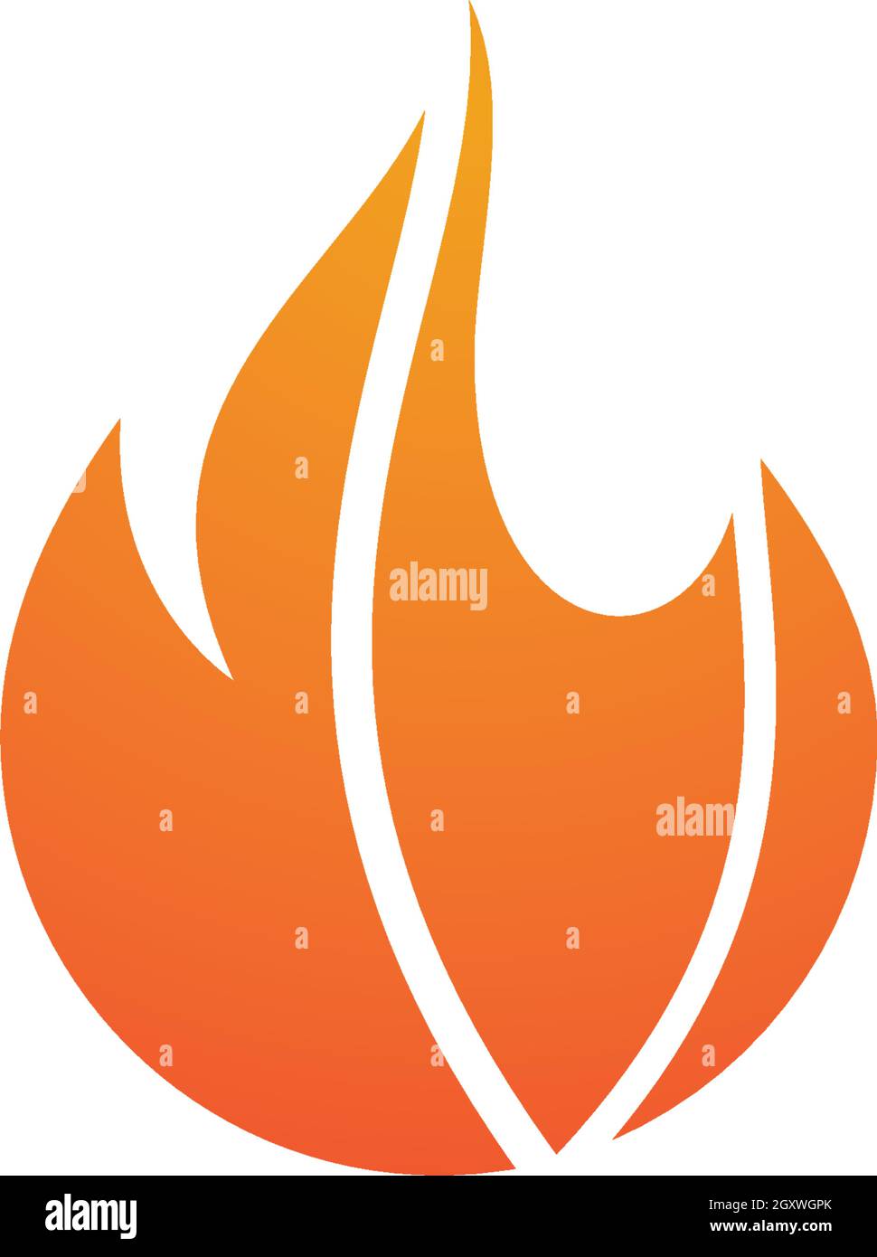 Fire flame Logo Template vector icon Oil, gas and energy logo concept ...