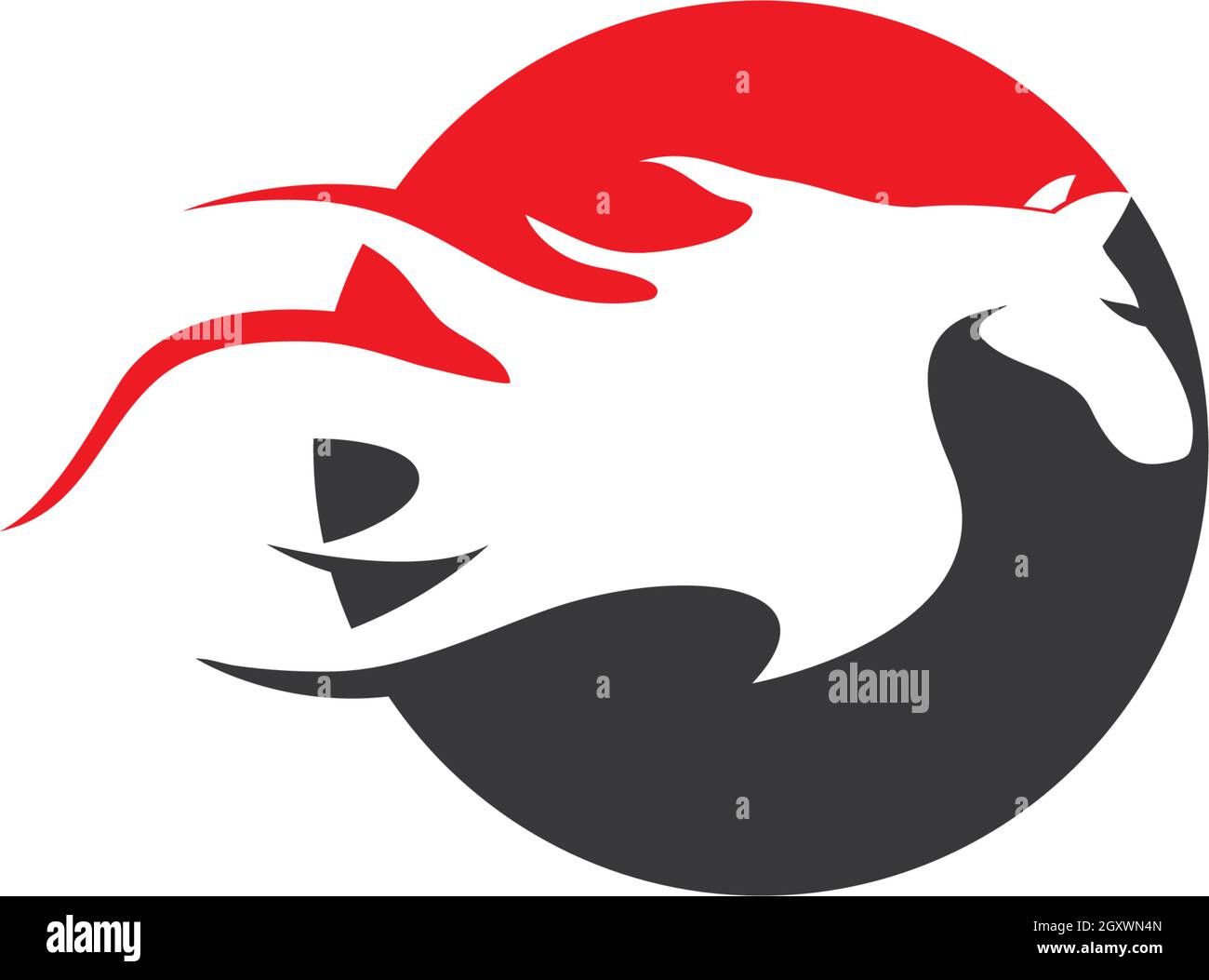 Horse Logo Template Vector illustration design Stock Vector