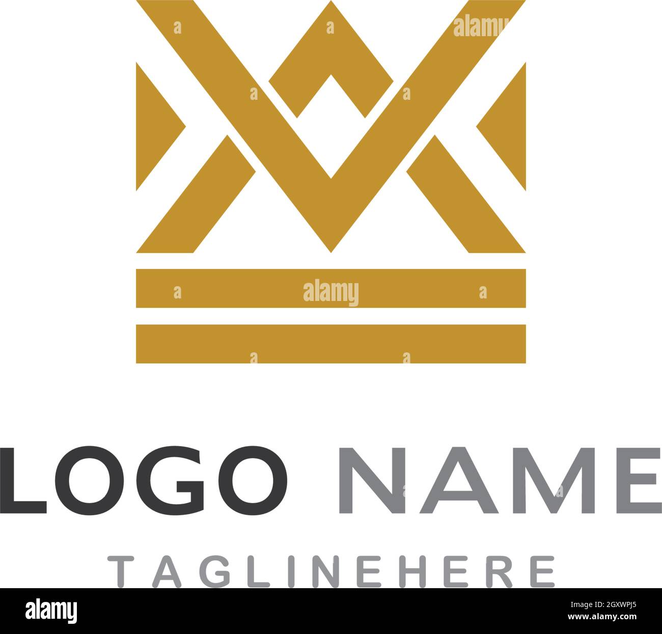 Crown Logo Template vector illustration Stock Vector Image & Art - Alamy