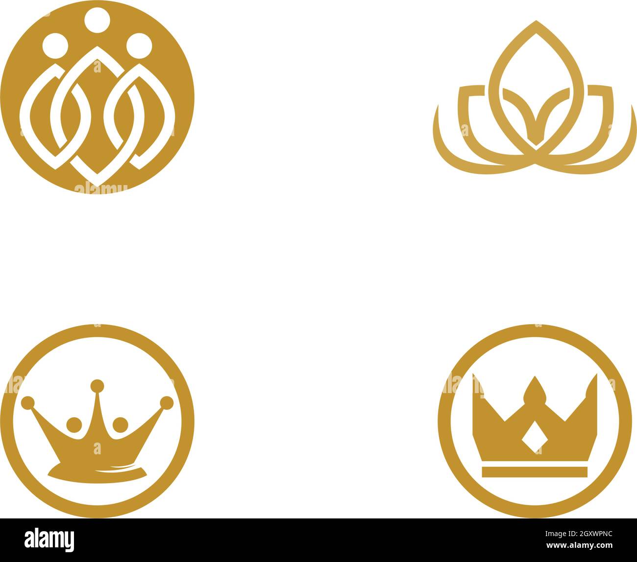 Crown Logo Template vector illustration Stock Vector Image & Art - Alamy