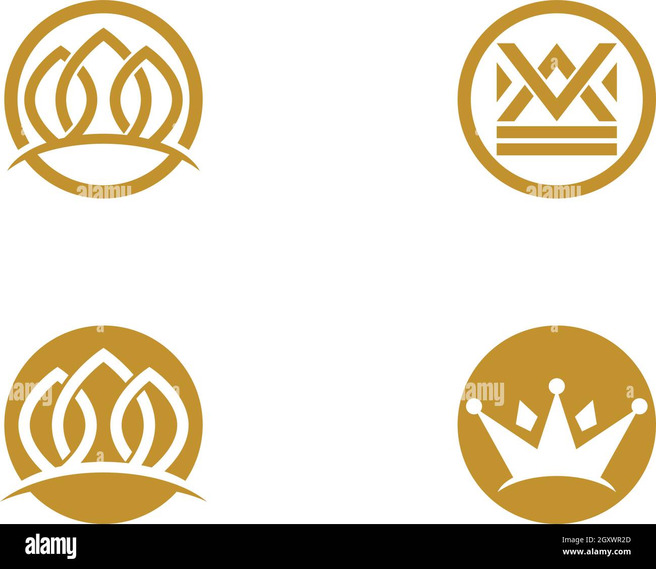 Crown Logo Template vector illustration Stock Vector Image & Art - Alamy