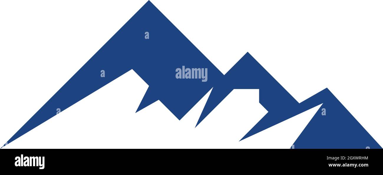 Mountains Logo Template Stock Vector Image & Art - Alamy