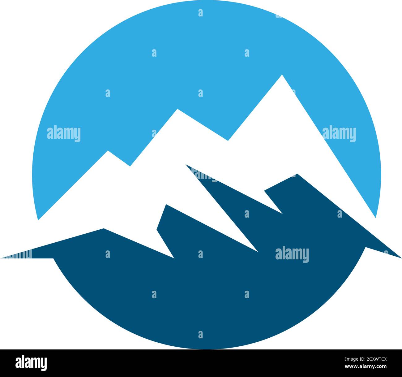 Mountains Logo Template Stock Vector Image & Art - Alamy