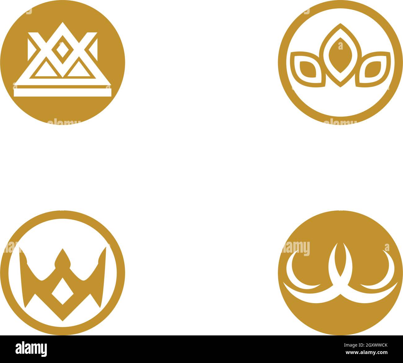 Crown Logo Template vector illustration Stock Vector Image & Art - Alamy