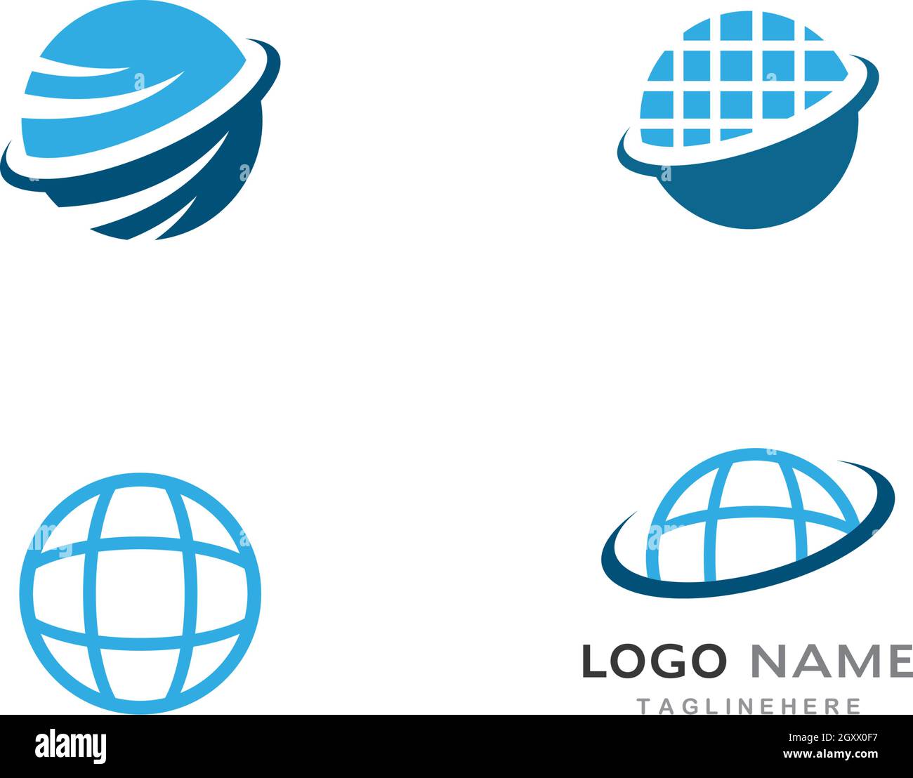 globe ilustration logo vector template Stock Vector Image & Art - Alamy