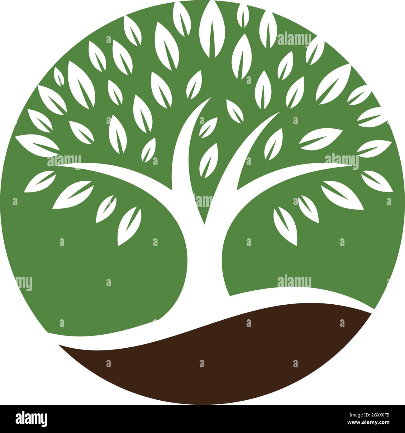 Tree logo template vector illustration Stock Vector Image & Art - Alamy