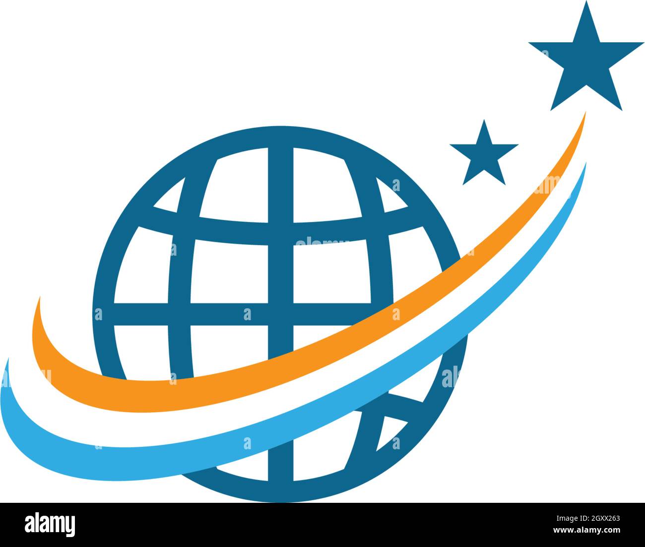 globe ilustration logo vector template Stock Vector Image & Art - Alamy