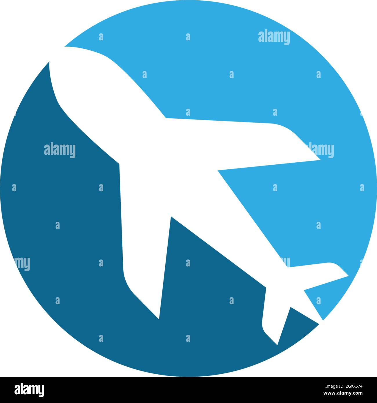 Air Plane logo vector template Stock Vector