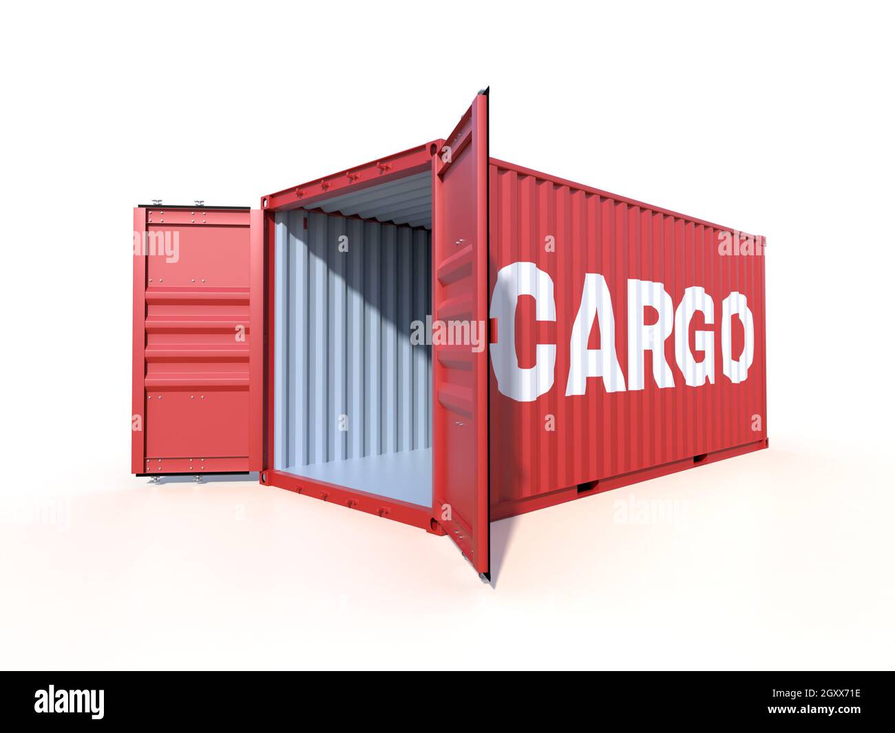 Shipping container doors open hi-res stock photography and images - Alamy
