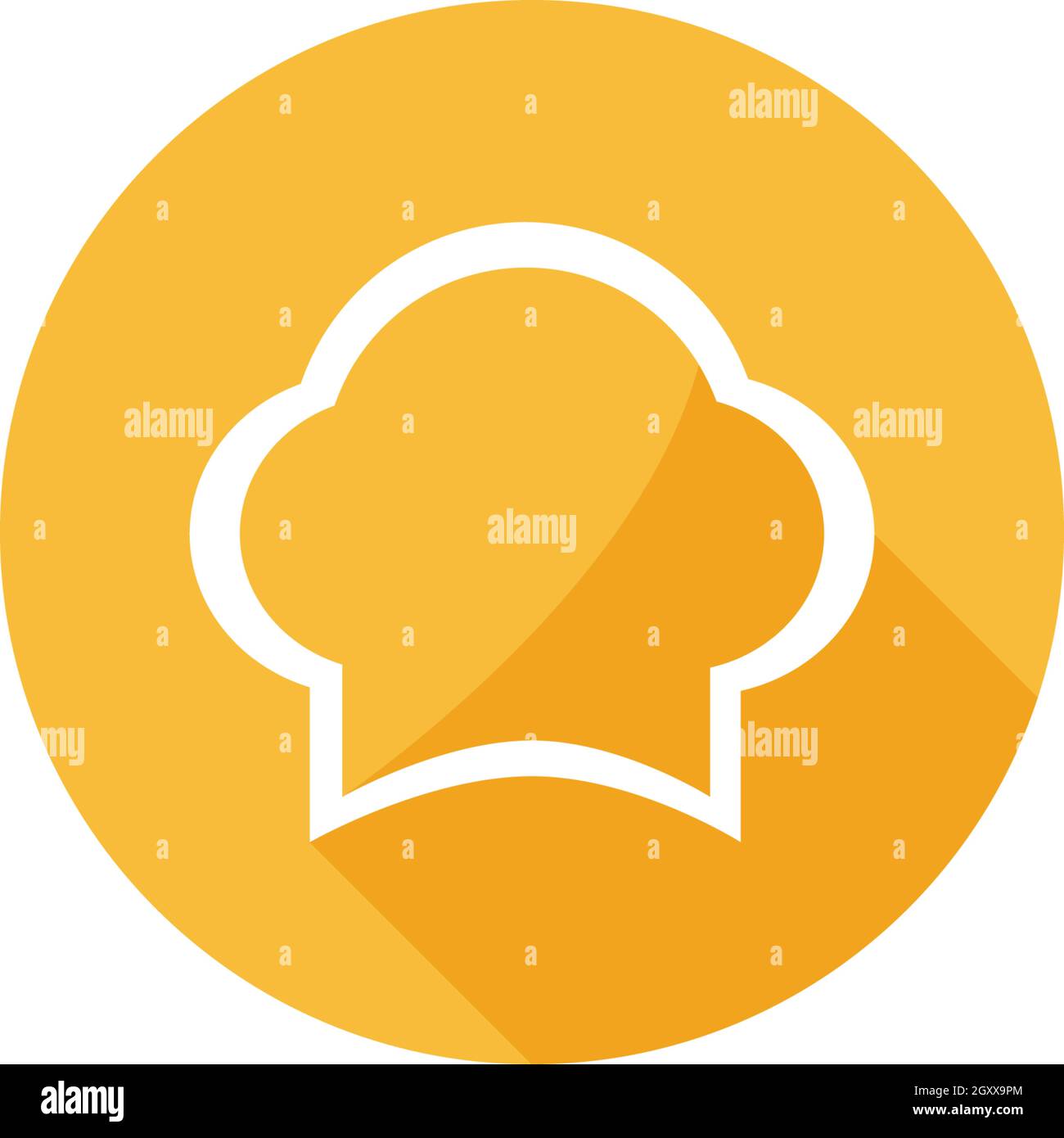hat chef logo template vector illustration Stock Vector