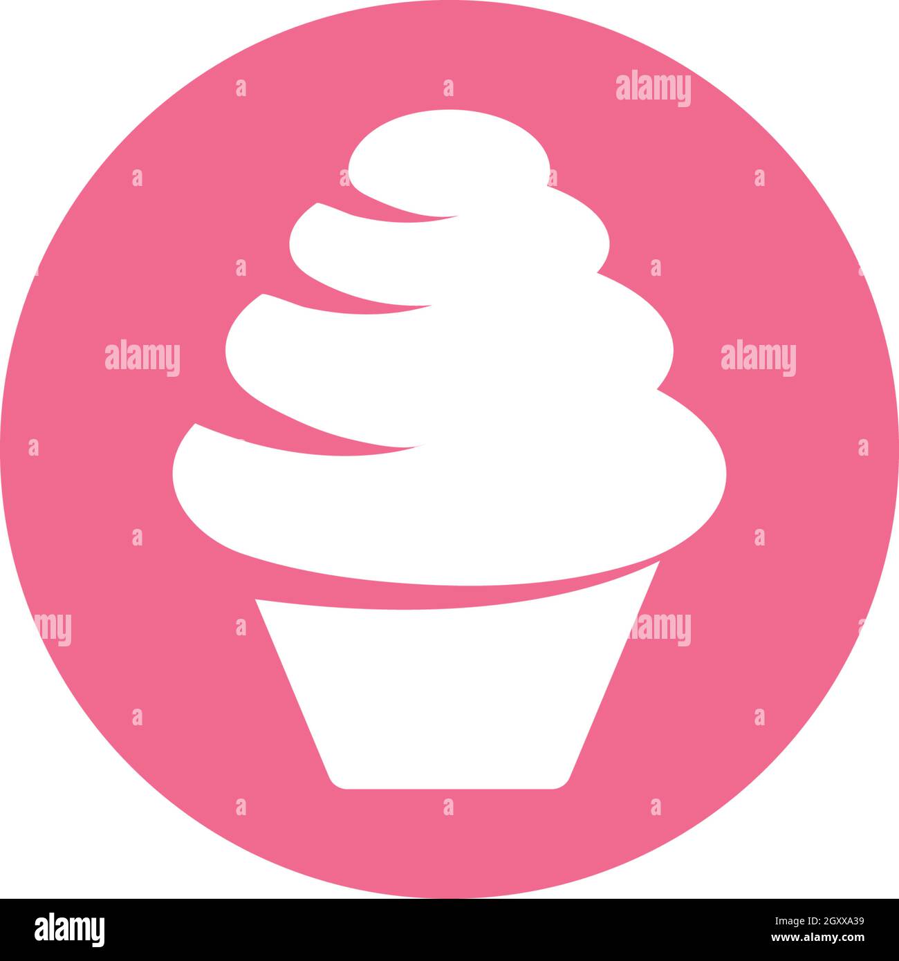 Cake logo vector ilustration template Stock Vector