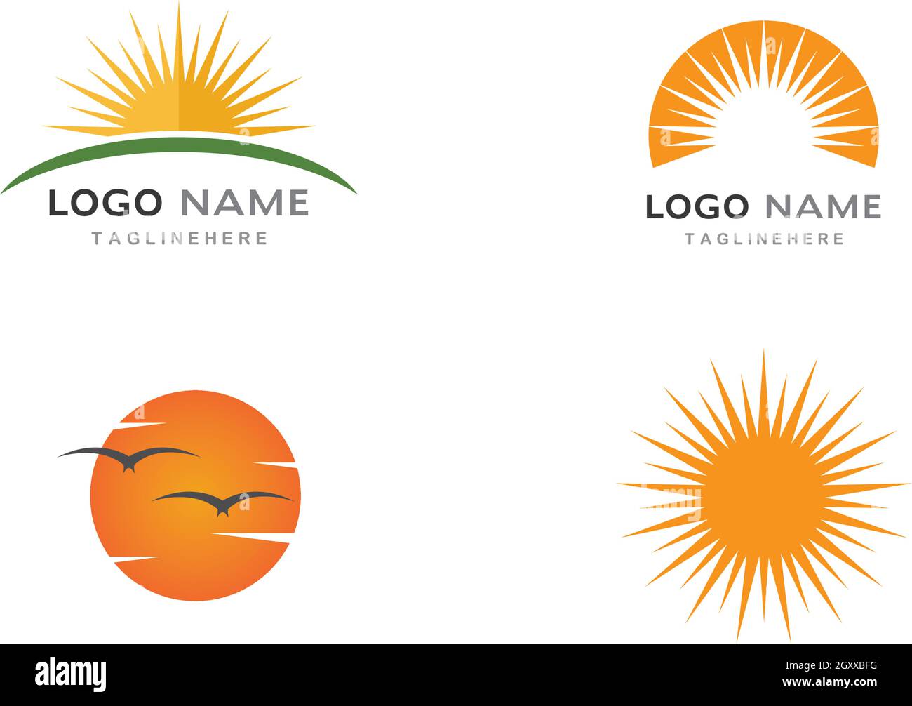 sun ilustration logo vector icon template Stock Vector Image & Art - Alamy