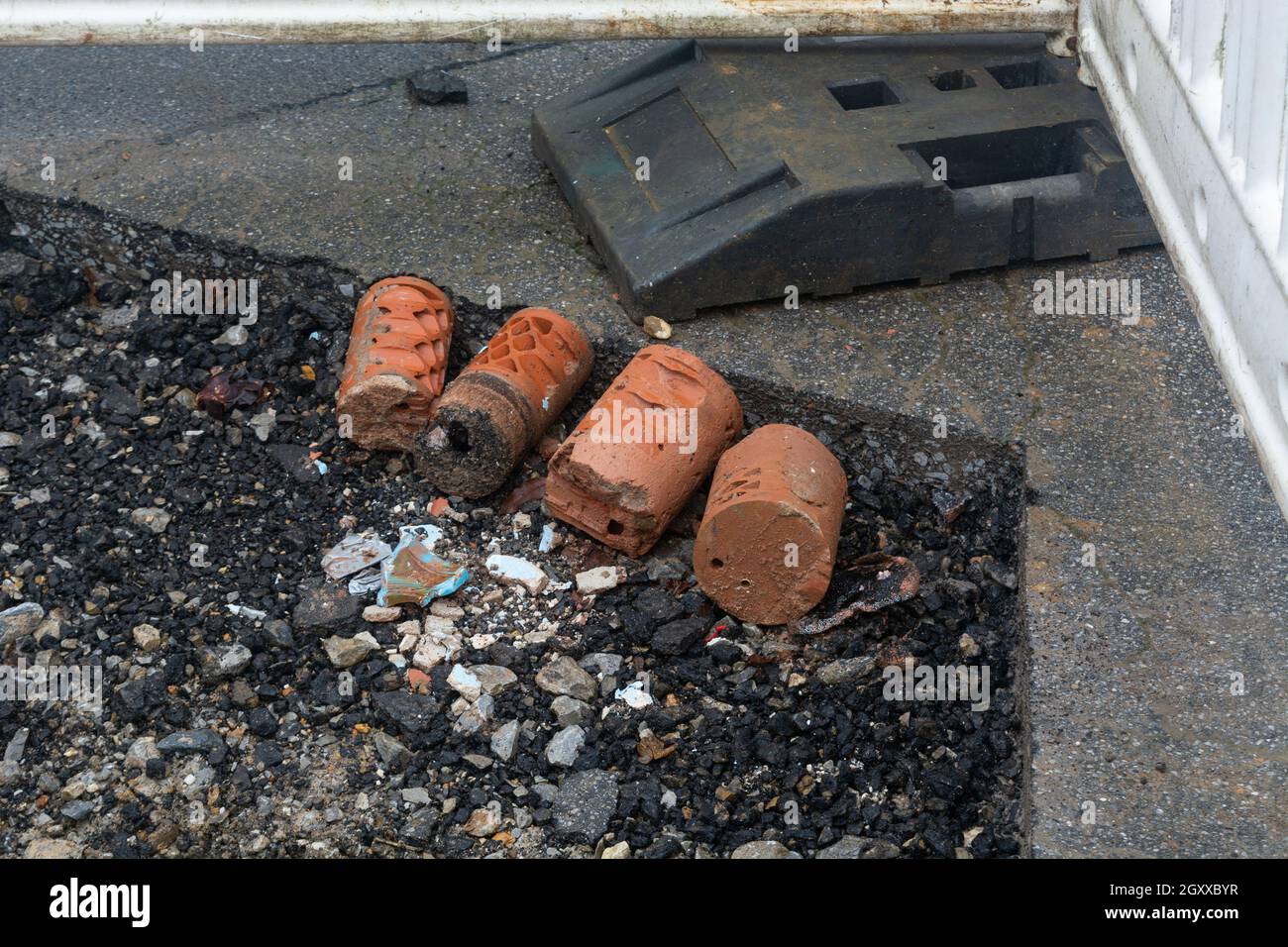 Different drill cores from one core hole Stock Photo Alamy
