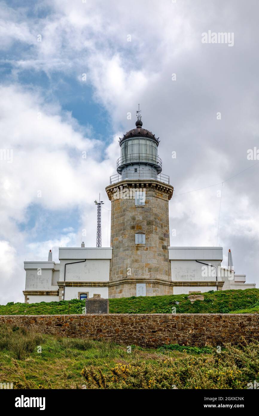 Basque Lighthouse lighthouse at Matxitxako, Cape Bermeo, Vizcaya, Basque Country, Spain ...
