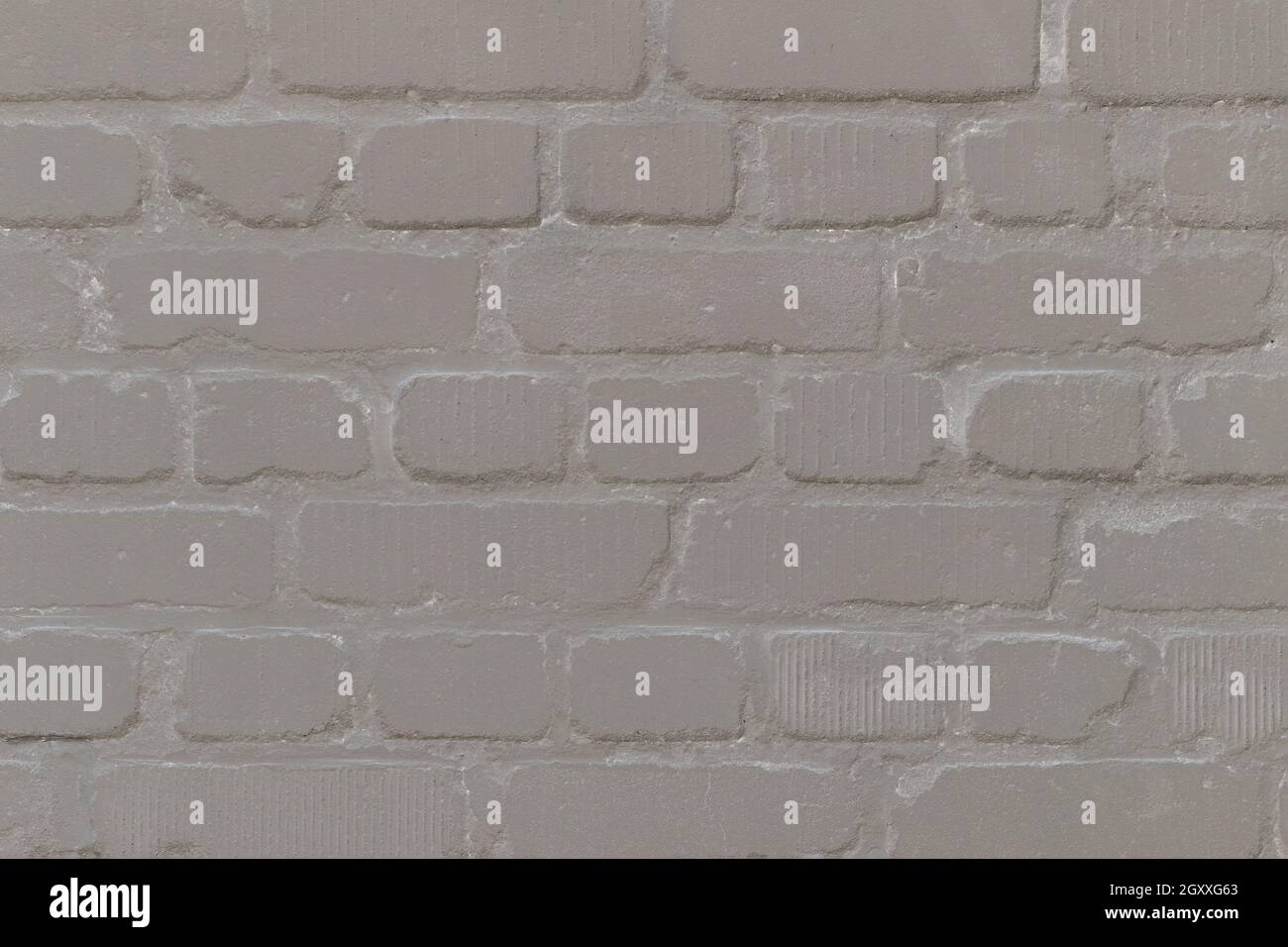 old brick wall painted gray background Stock Photo