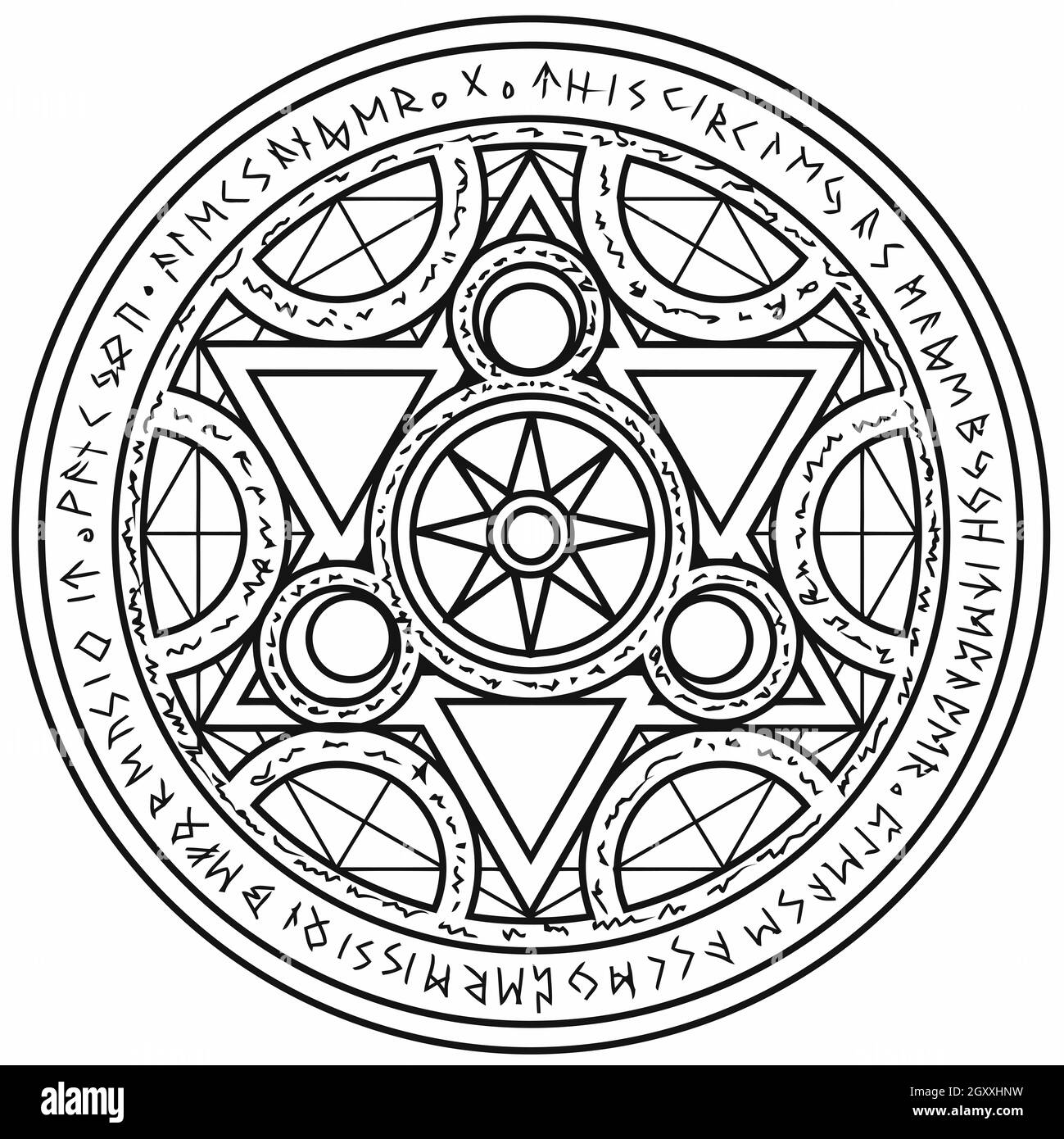 Tree of life kabbalah Black and White Stock Photos & Images Alamy