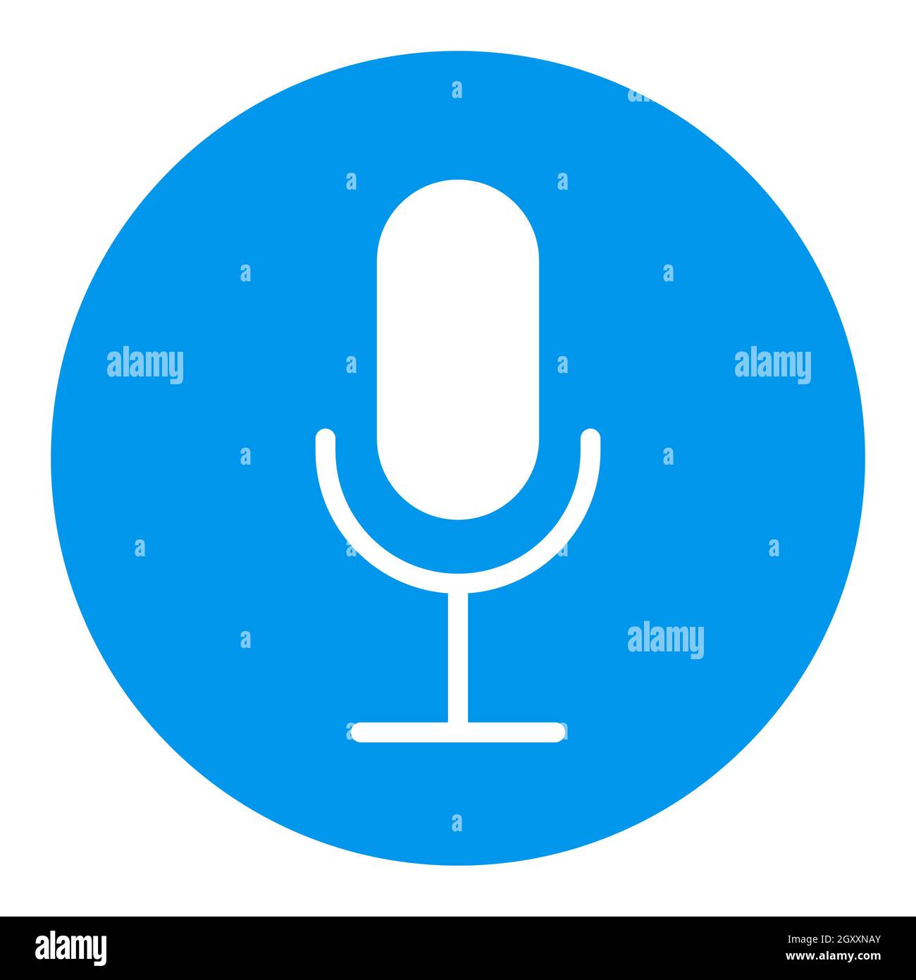 Record microphone mic vector white glyph icon. E-commerce sign. Graph ...