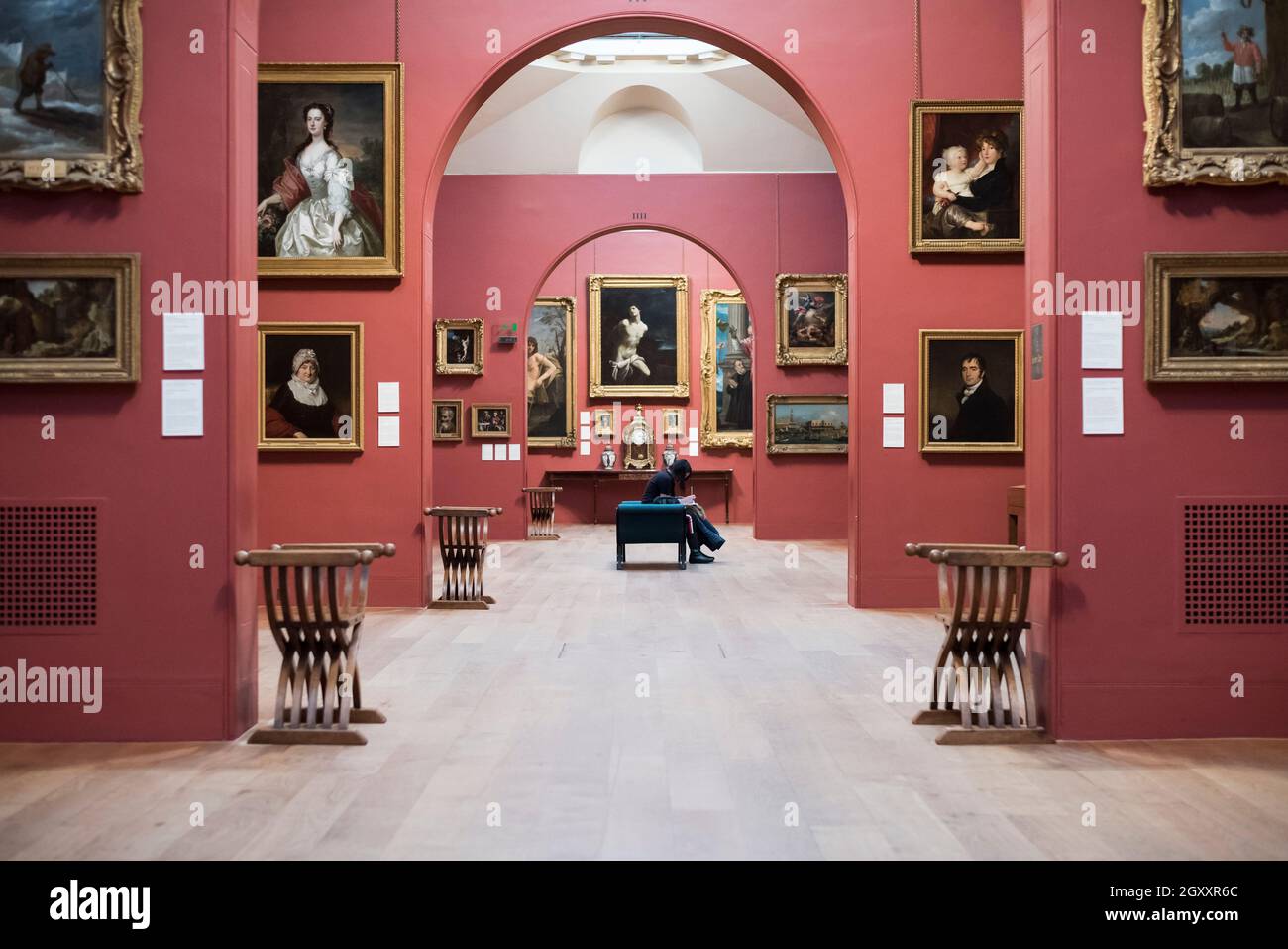 London. England. UK. Dulwich Picture Gallery is the oldest public art gallery in England, designed by Regency architect Sir John Soane, opened in 1817 Stock Photo