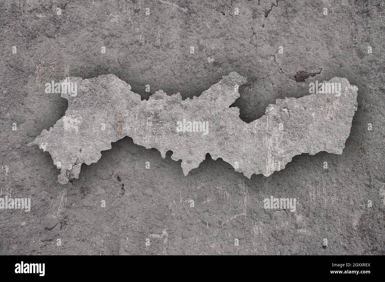 Map of Pernambuco on weathered concrete Stock Photo - Alamy
