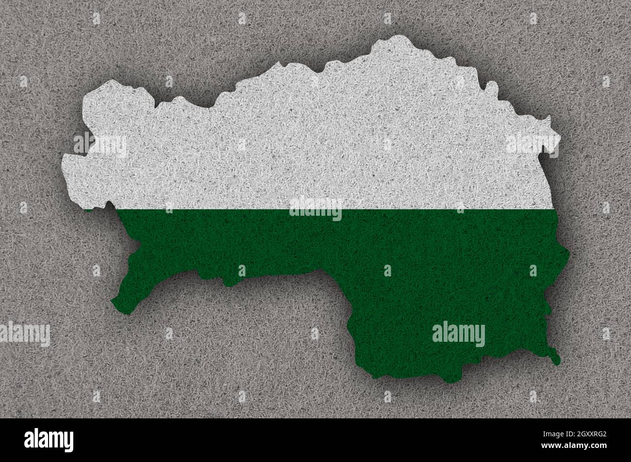 Styria state map hi-res stock photography and images - Alamy