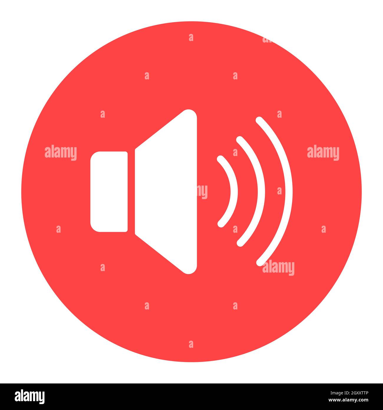 Max volume high vector flat white glyph icon. Graph symbol for music