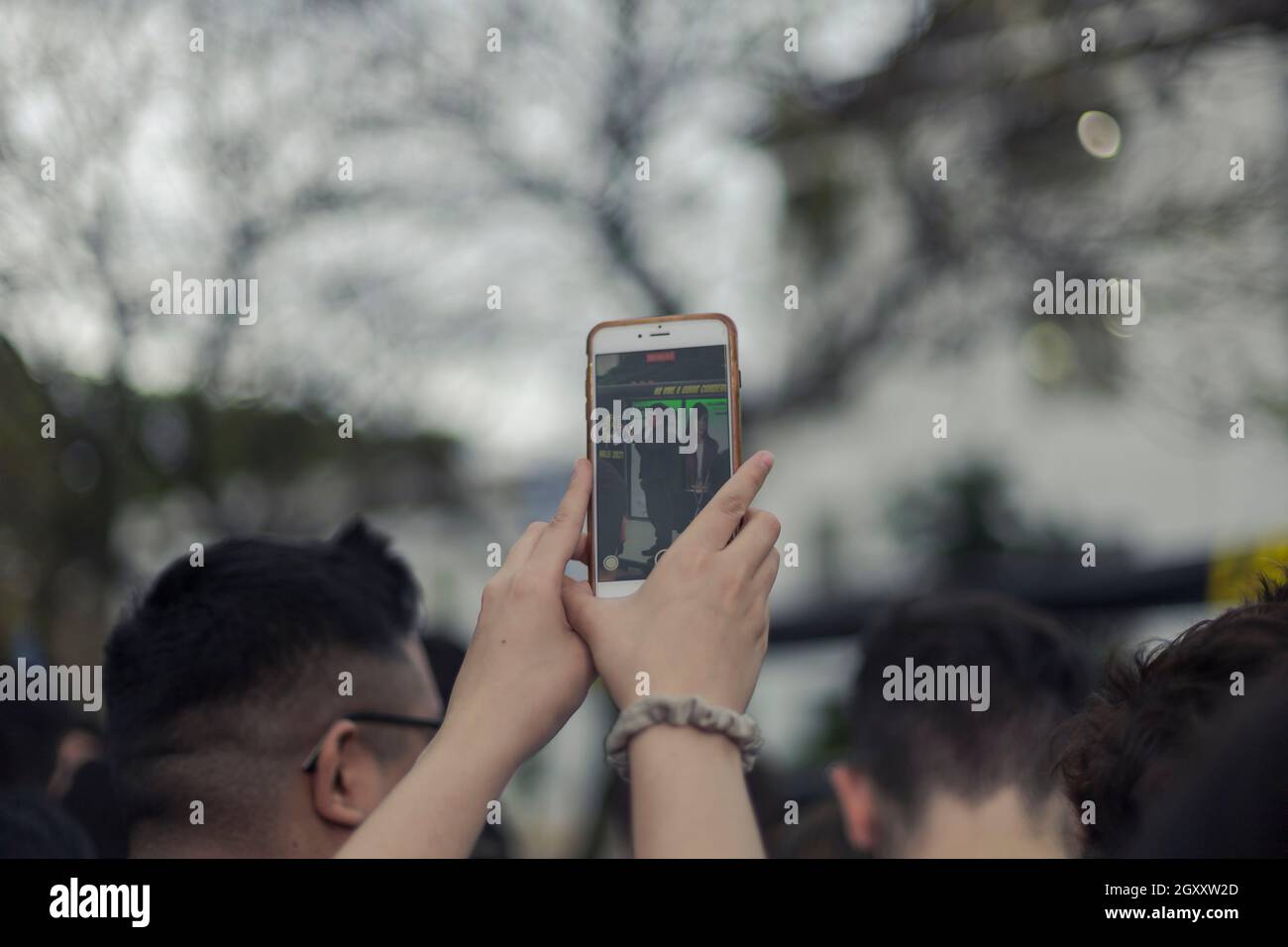 Ciudad De Buenos Aires, Argentina. 05th Oct, 2021. A participant from