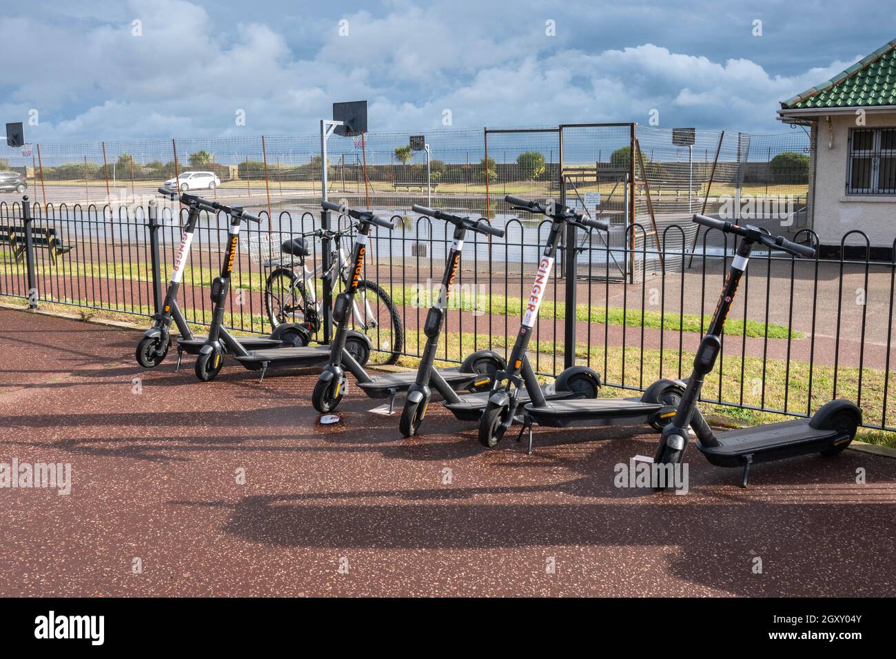 Ginger e scooters hires stock photography and images Alamy