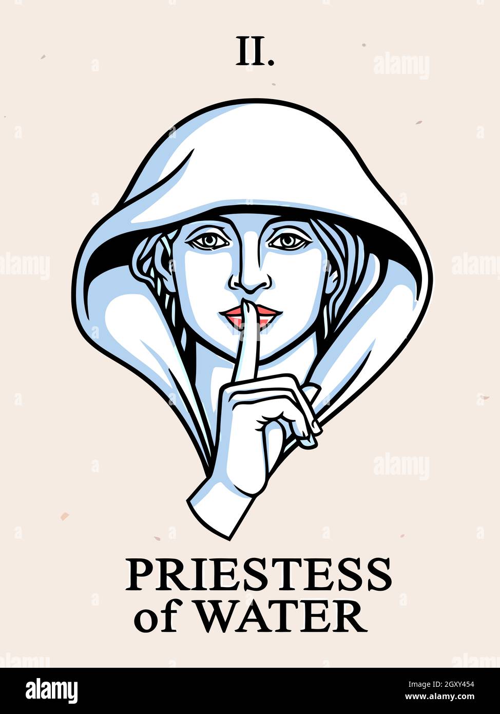 tarot fortune telling card illustration Stock Photo Alamy