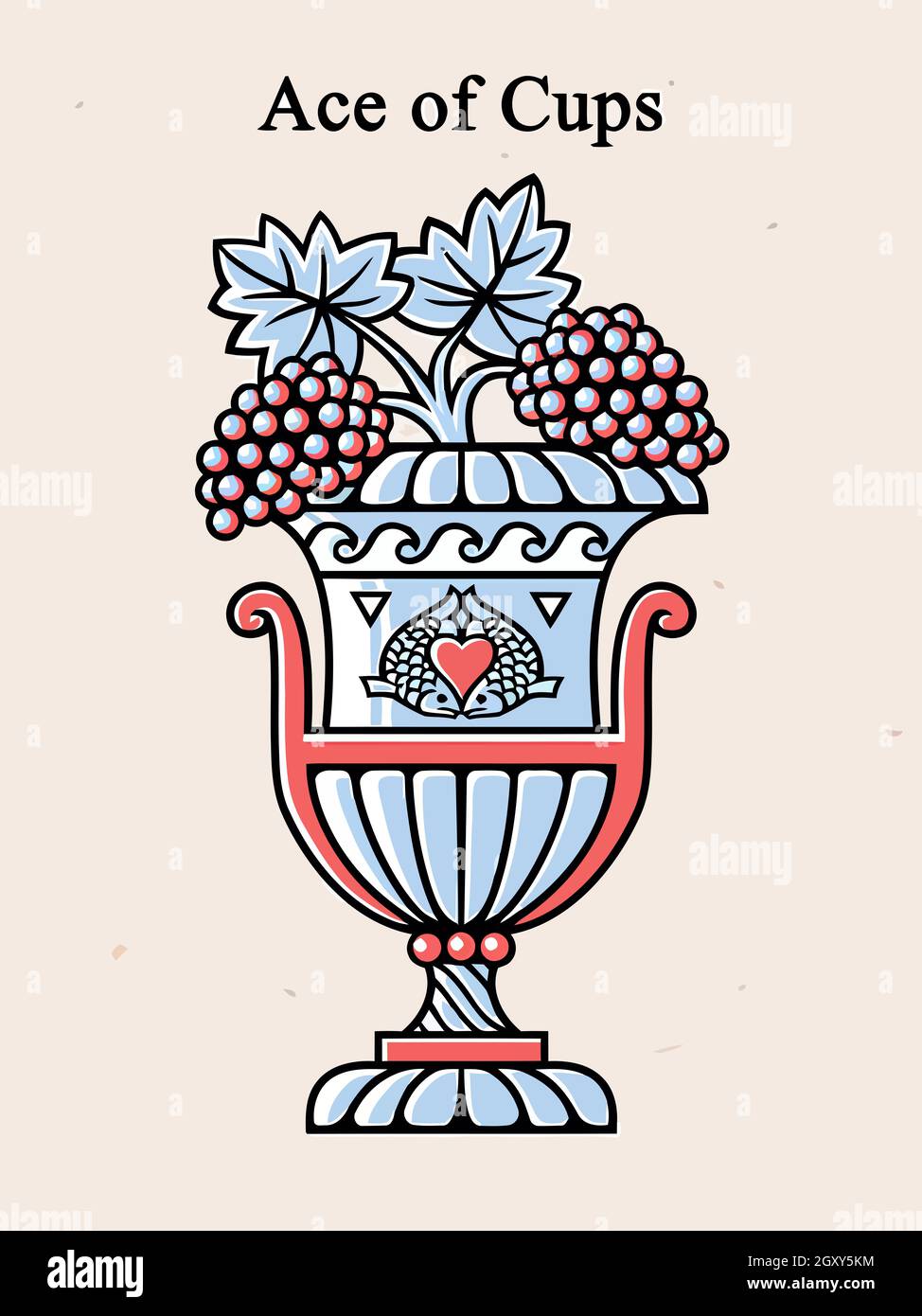 Tarot Fortune Telling Card Illustration Stock Photo Alamy