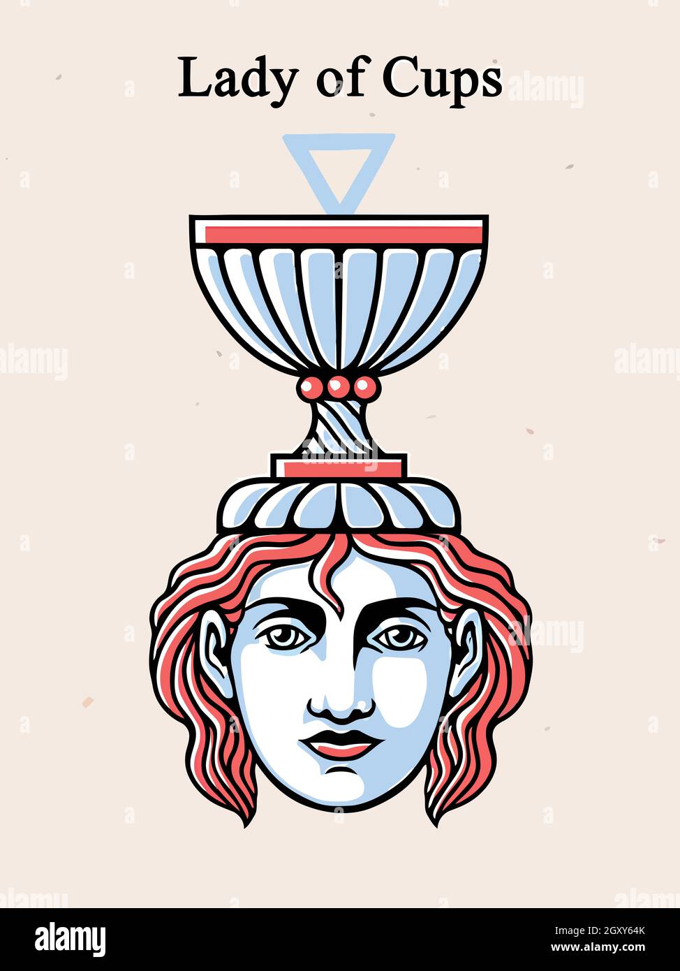 tarot fortune telling card illustration Stock Photo Alamy