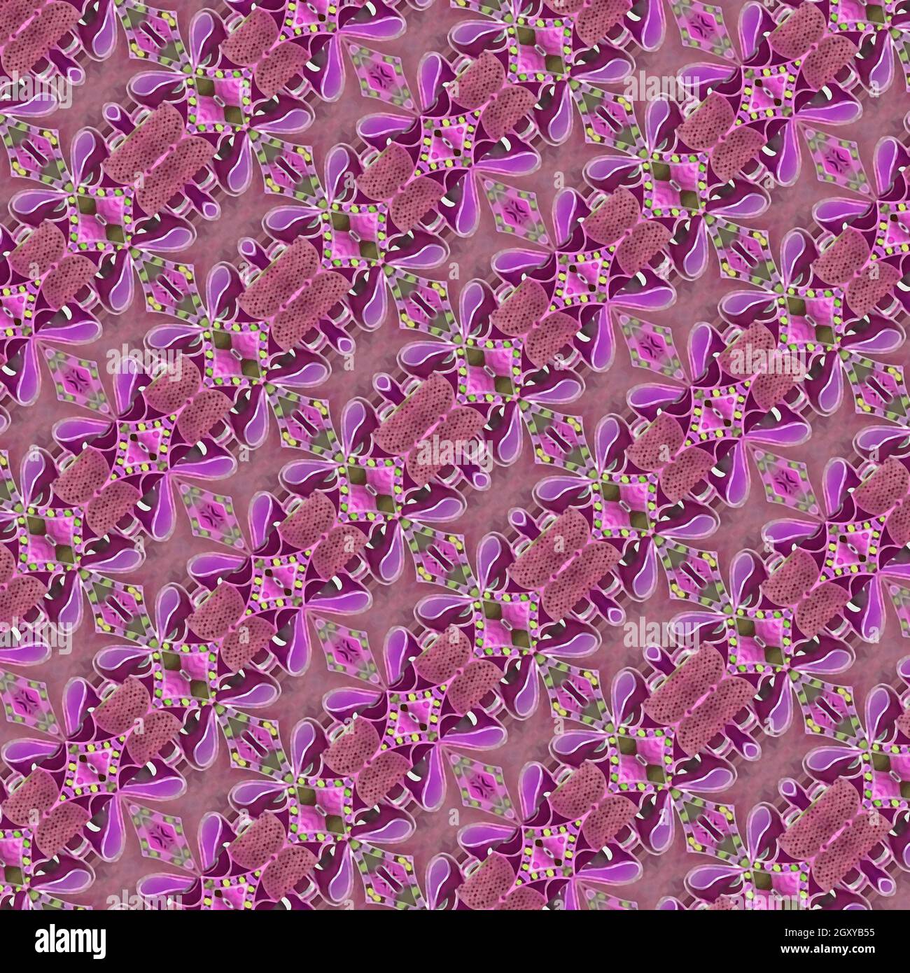 Modern colorful geometric ornate pattern background Stock Photo