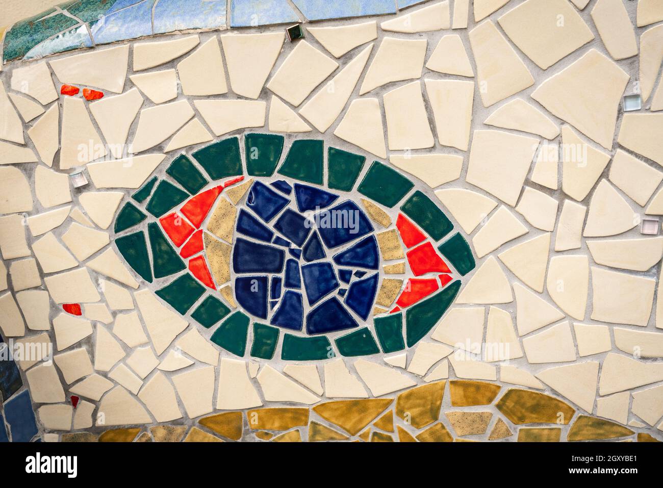 Mosaic tiles close up. Background Stock Photo - Alamy