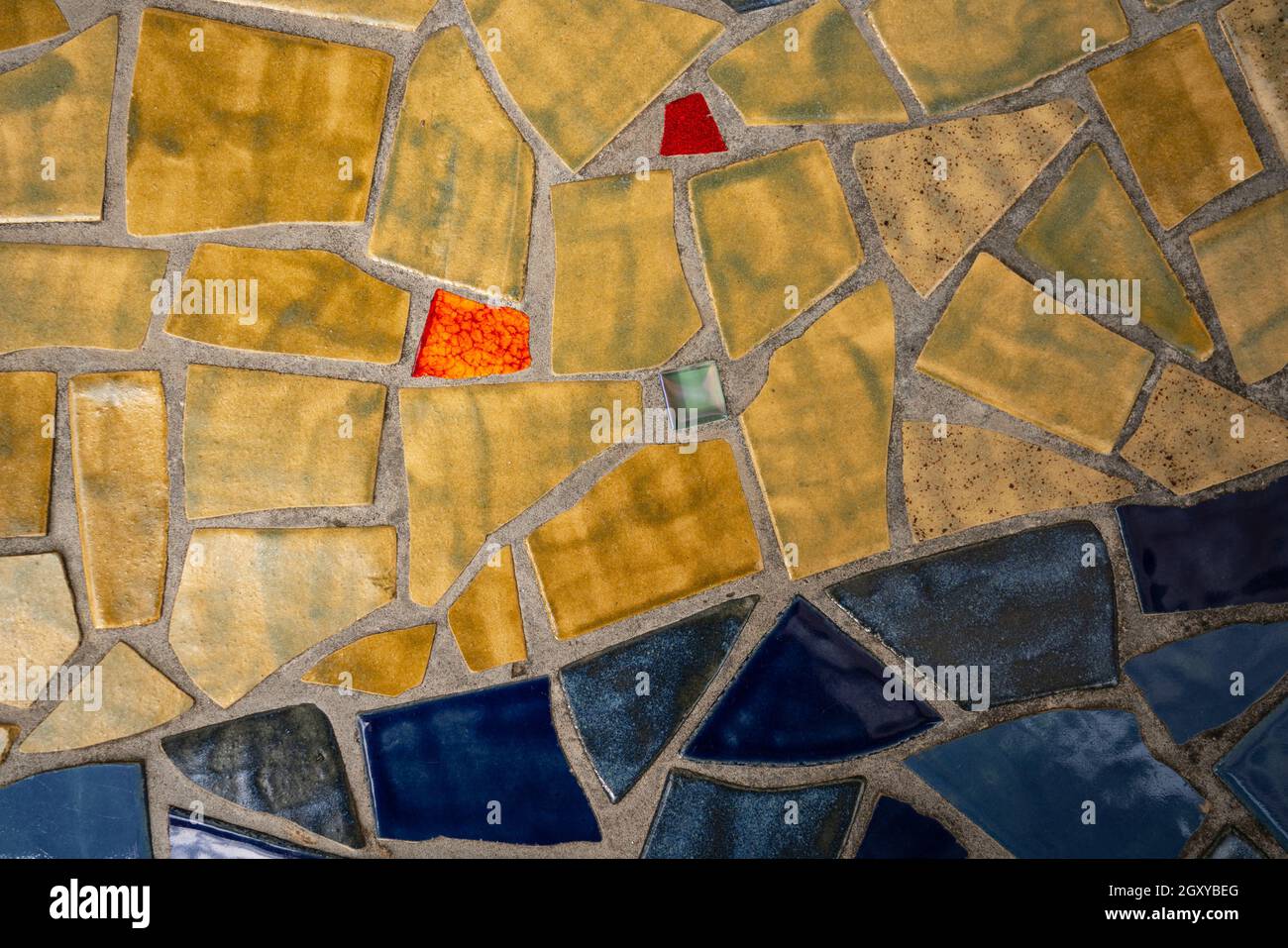 Mosaic tiles close up. Background Stock Photo - Alamy